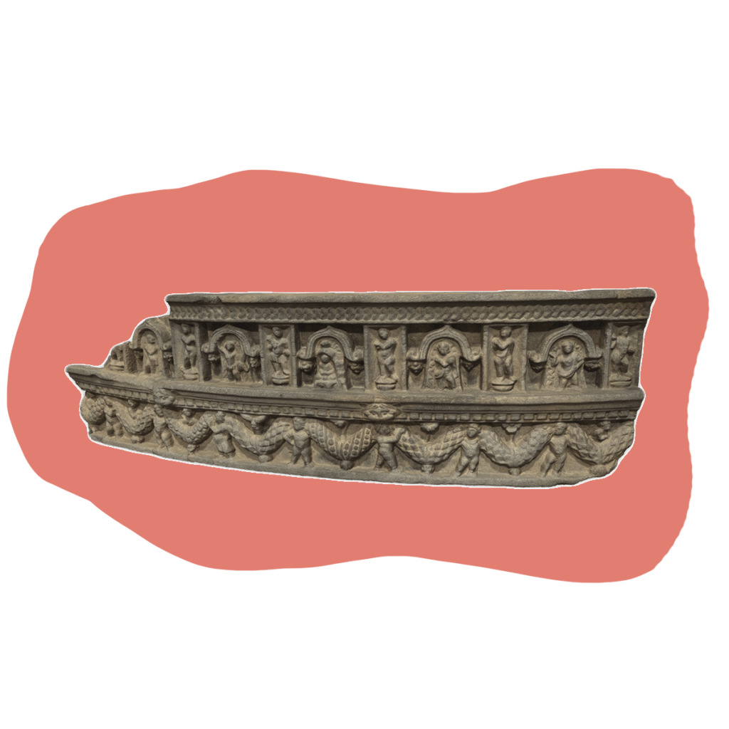 3D rendering of an architectural relief
